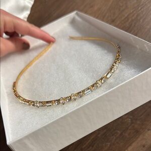 Gold Crystal Headband